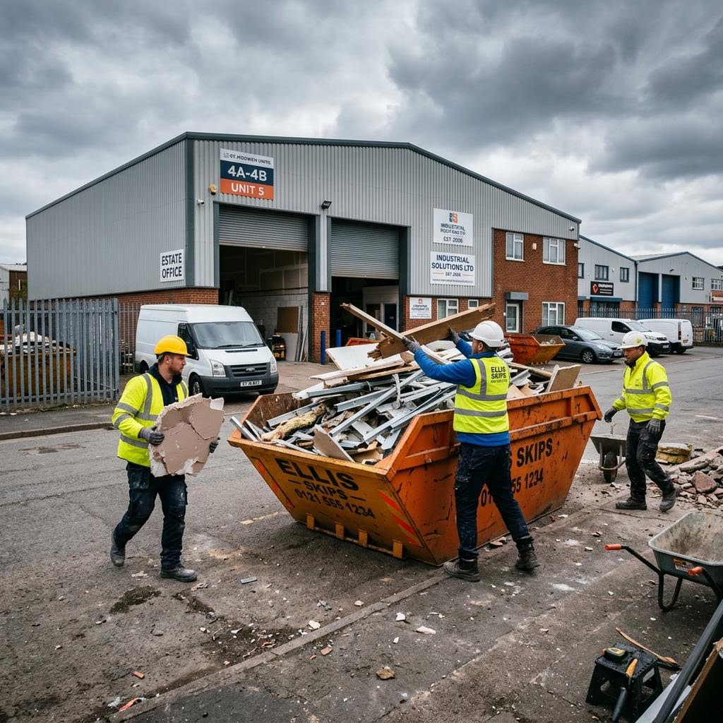 Waste away as part of an industrial unit reinstatement